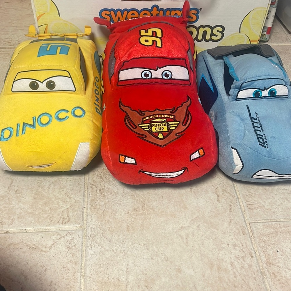 Cars 3 plushies